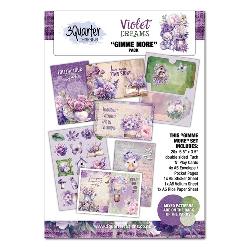 3Quarter Designs - Violet Dreams - Gimme More Pack