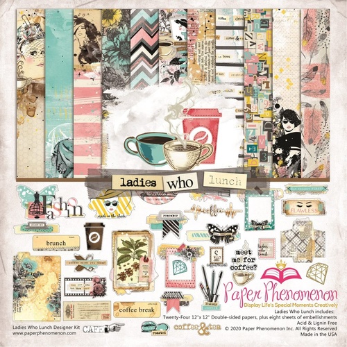 Paper Phenomenon - Ladies Who Lunch - 12x12 Collection Pack