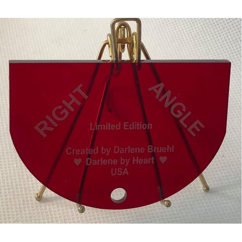 DarlenebyHeart - Right Angle - Corner trimming guide - Red Limited Edition