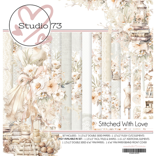 Studio 73 - Stitched With Love - 12x12 Collection Set