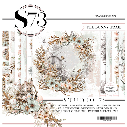 Studio 73 - The Bunny Trail - 12x12 Collection Set