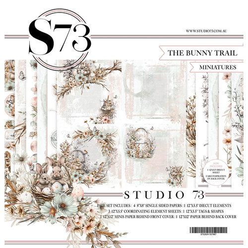 Studio 73 - The Bunny Trail Miniatures Mix - 12x12 Collection Set