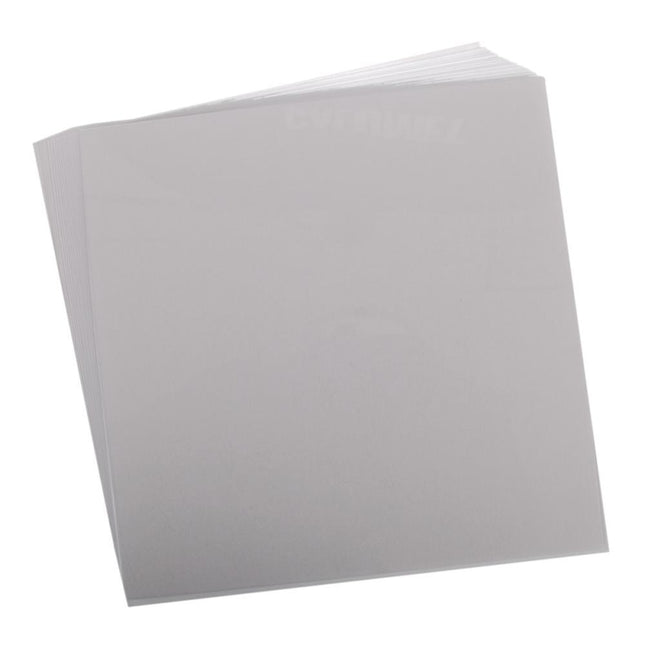 Grafix - Medium Weight Craft Clear Plastic Sheets (Acetate) 12"X12"