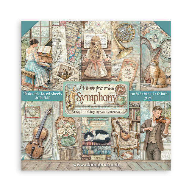 Stamperia - Symphony - 12x12 Bundle