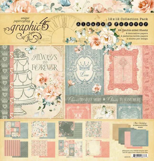 Graphic 45 - Always & Forever Collection Package
