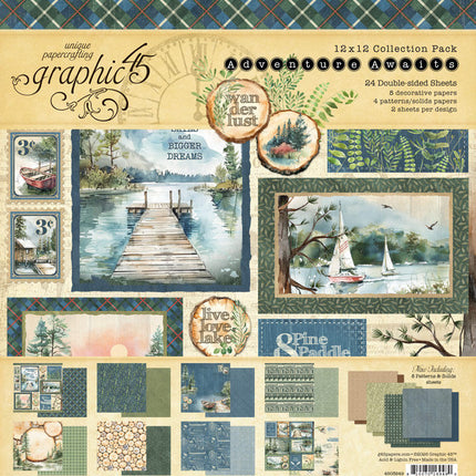Graphic 45 - Adventure Awaits - Collection Package