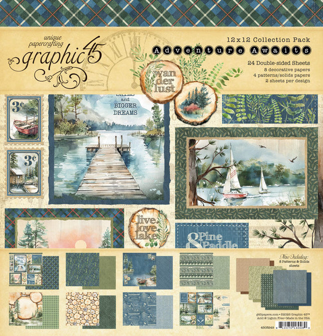 Graphic 45 - Adventure Awaits - Collection Package