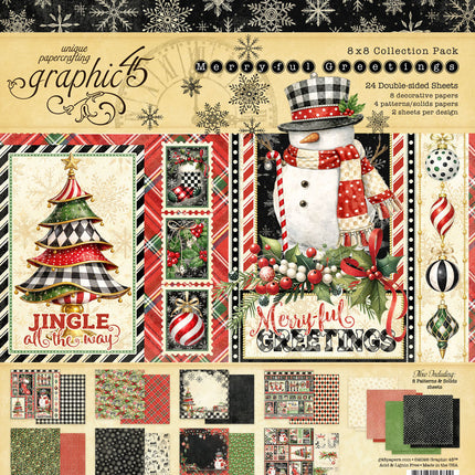Graphic 45 - Merry-ful Greetings Package