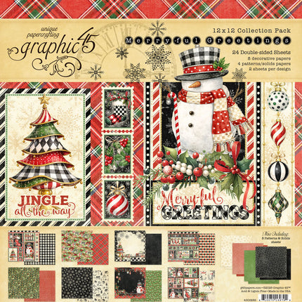 Graphic 45 - Merry-ful Greetings Package