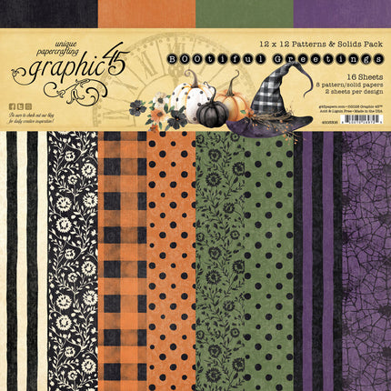 Graphic 45 - BOOtiful Greetings Package