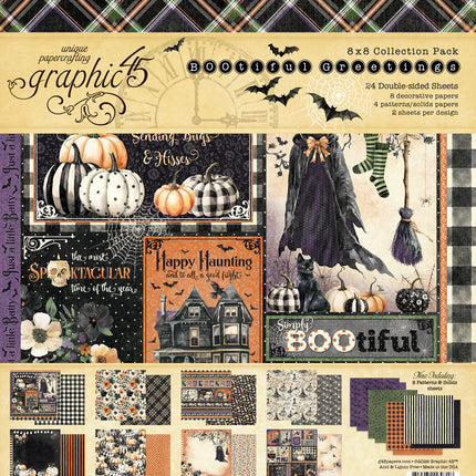 Graphic 45 - BOOtiful Greetings Package