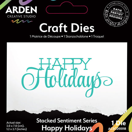 Arden Creative Studio - Season of Joy - Happy Holidays Craft Dies