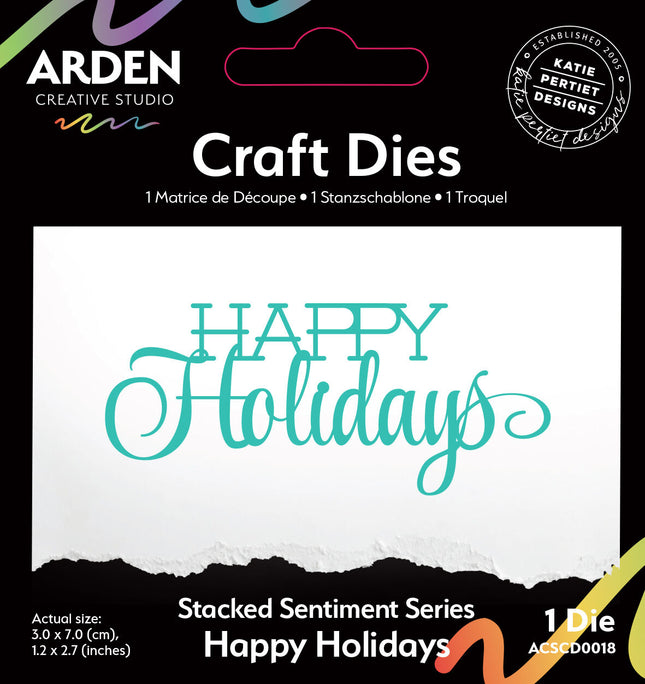 Arden Creative Studio - Season of Joy - Happy Holidays Craft Dies