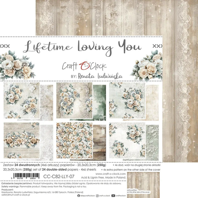 Craft O'Clock - Lifetime Loving You - 8x8 MAIN Collection Pack