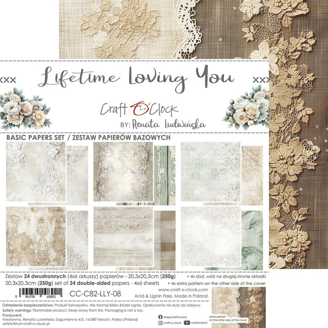 Craft O'Clock - Lifetime Loving You - 8x8 BASIC Collection Pack