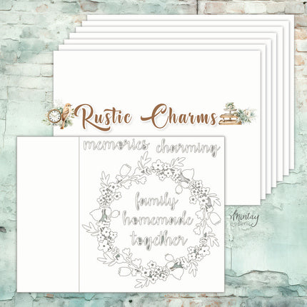 Mintay - Rustic Charms - 6 x 8 Album Base