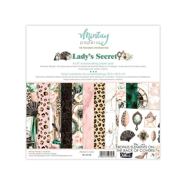 Mintay - Lady's Secret - 8x8 Paper Pad