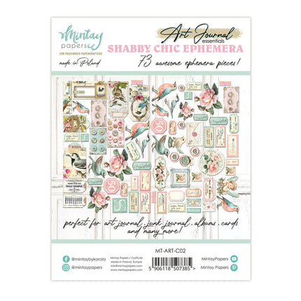 Mintay - Art Journal Essentials - Shabby Chic Ephemera