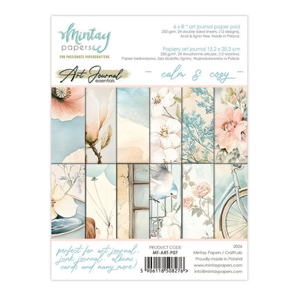 Mintay - 6 x 8 Art Journal Paper Pad - Calm & Cosy