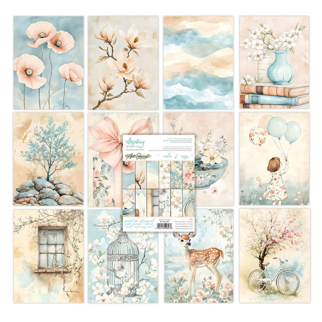 Mintay - 6 x 8 Art Journal Paper Pad - Calm & Cosy