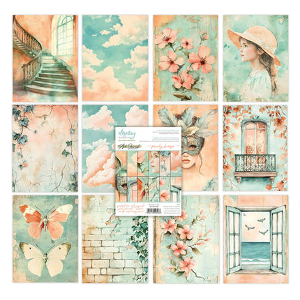 Mintay - 6 x 8 Art Journal Paper Pad - Peachy Breeze