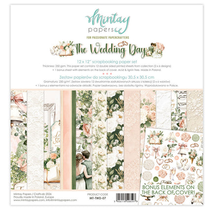 Mintay - The Wedding Day - 12x12 Paper Set