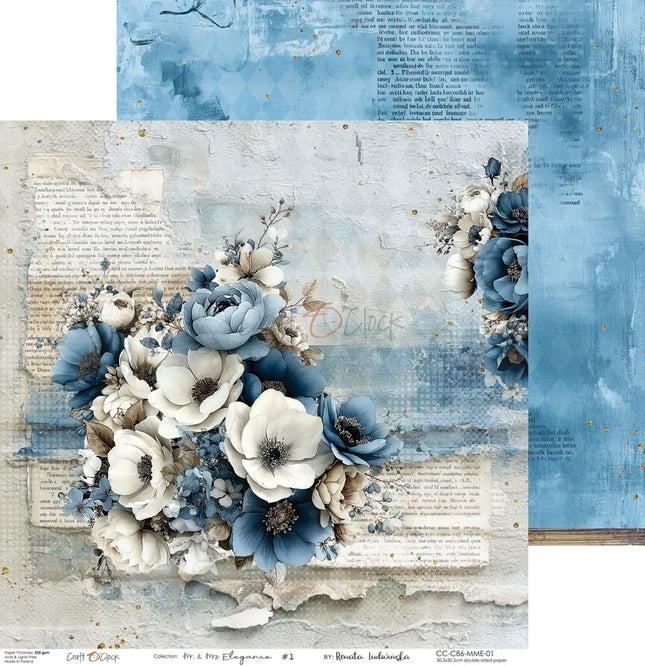 Craft O'Clock - Mr & Mrs Elegance - 12x12 Collection Pack