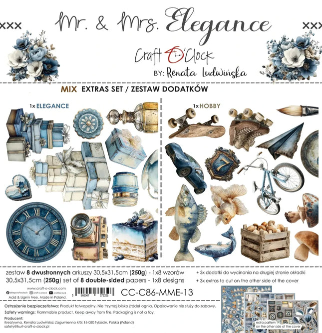 Craft O'Clock - Silver Screen - Extras Set 3 Mixed
