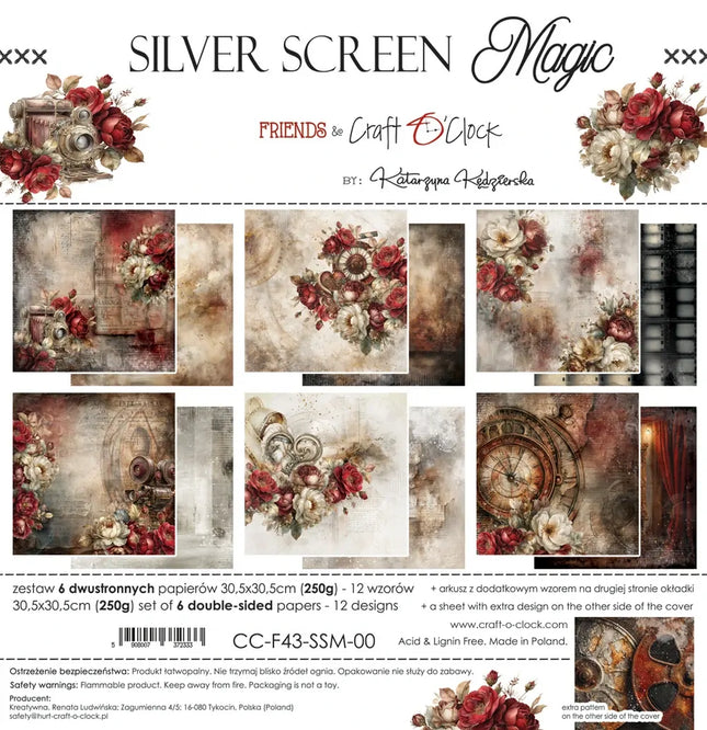 Craft O'Clock - Silver Screen Magic - 12x12 Collection Pack
