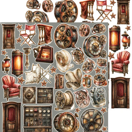 Craft O'Clock - Silver Screen Magic - Extras Set 3 Mixed