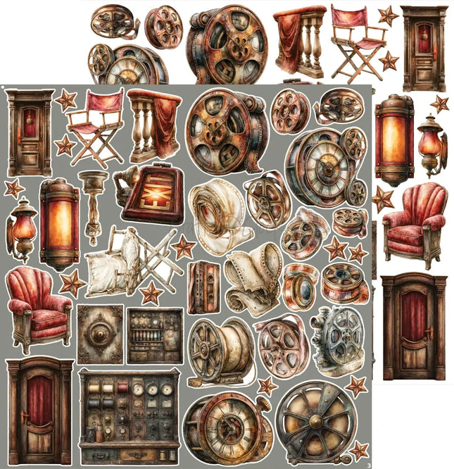 Craft O'Clock - Silver Screen Magic - Extras Set 3 Mixed