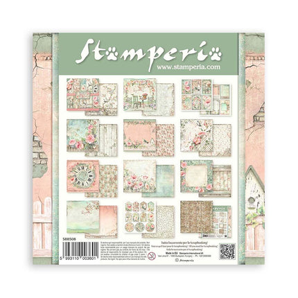 Stamperia - House of Roses - 8x8 Paper Pad