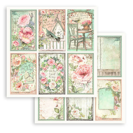 Stamperia - House of Roses - 8x8 Paper Pad