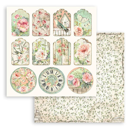 Stamperia - House of Roses - 8x8 Paper Pad