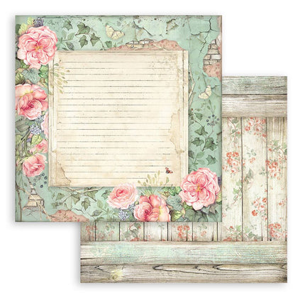 Stamperia - House of Roses - 8x8 Paper Pad