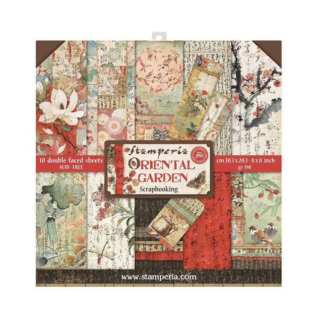 Stamperia - Oriental Garden - 8x8 Paper Pad