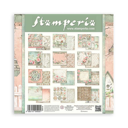 Stamperia - House of Roses - 12x12 Paper Pad