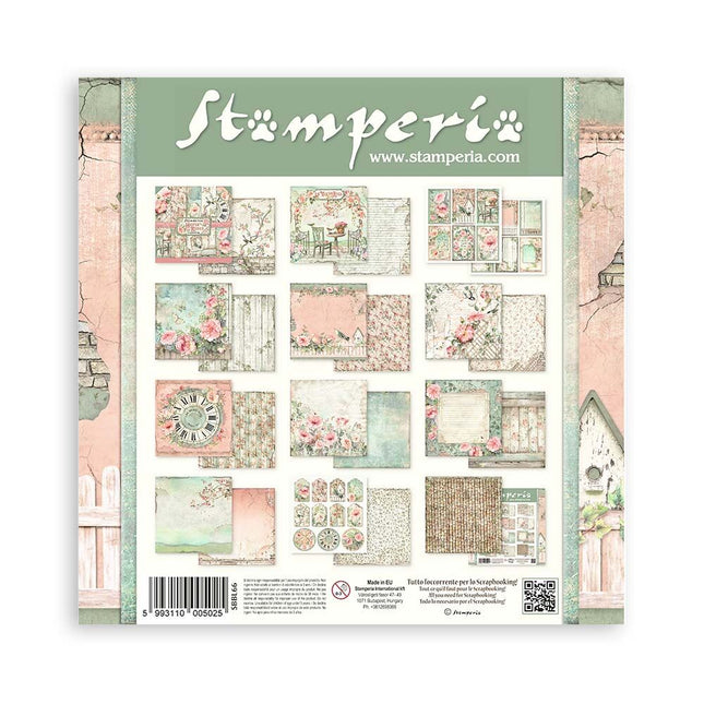 Stamperia - House of Roses - 12x12 Paper Pad