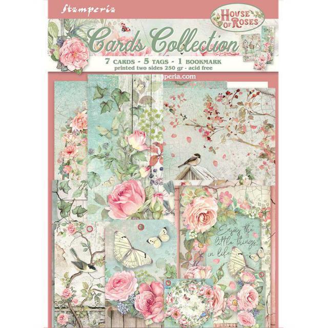 Stamperia - House of Roses - Cards Collection