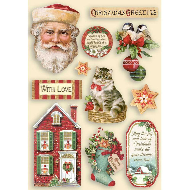 **Stamperia - Classic Christmas - A5 Wooden Shapes