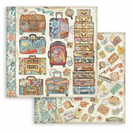 Stamperia - Art of Travelling - 12x12 Paper Pad