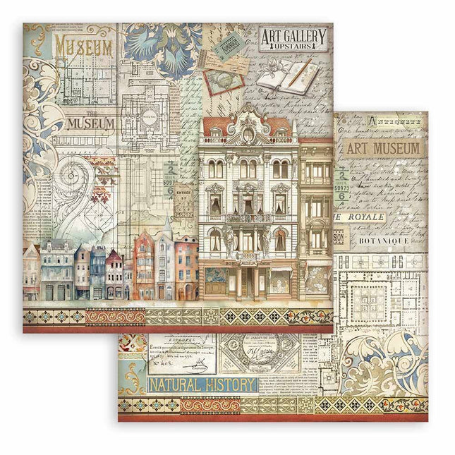 Stamperia - Art of Travelling - 12x12 Paper Pad