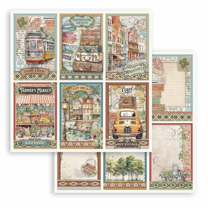 Stamperia - Art of Travelling - 12x12 Paper Pad