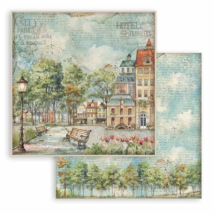 Stamperia - Art of Travelling - 12x12 Paper Pad