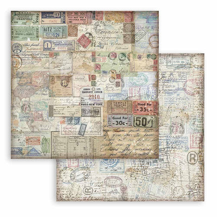 Stamperia - Art of Travelling - 12x12 Paper Pad