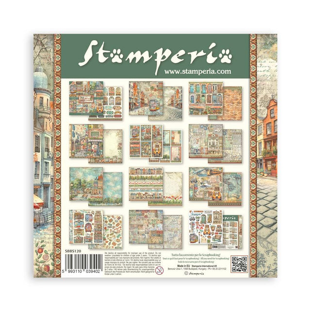 Stamperia - Art of Travelling - 8x8 Paper Pad