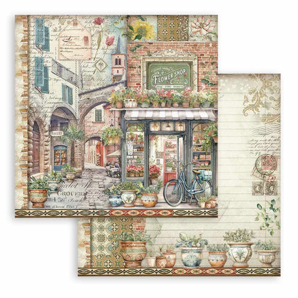Stamperia - Art of Travelling - 8x8 Paper Pad