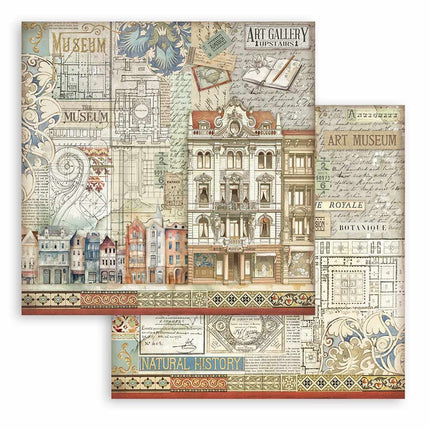 Stamperia - Art of Travelling - 8x8 Paper Pad