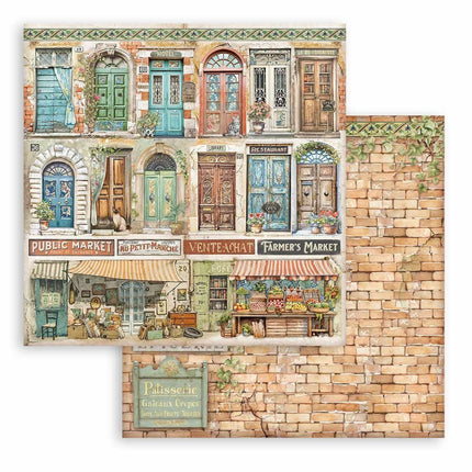 Stamperia - Art of Travelling - 8x8 Paper Pad