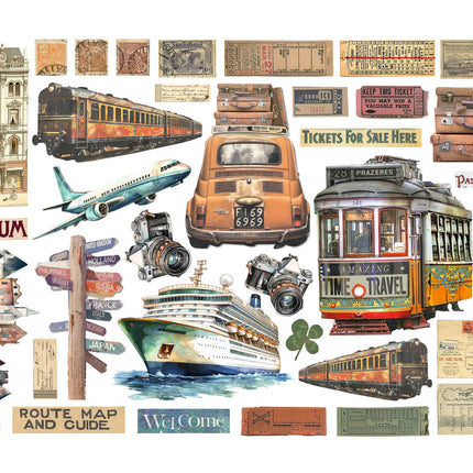Stamperia - Art of Travelling - Ephemera